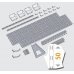 Перфорированная панель для инструментов Nr-2 80х40см