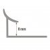 Внутренний профиль для плитки серебряный 2500х8мм