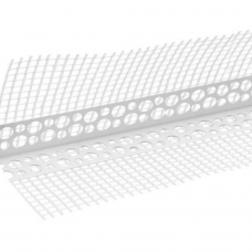 Уголок ПВХ с армирующей сеткой 7х7см 2.5м