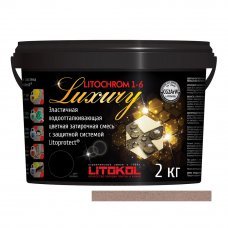 Затирка LITOCHROM LUXURY C.80 Коричнево-карамельный 2кг