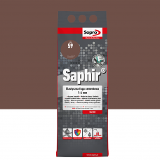 Затирка Saphir Alubag N59 9522 Коричневый Бали 2кг