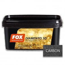Покрытие декоративное Fox Diamento 3D Carbon 1л