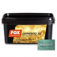 Покрытие декоративное Fox Diamento 3D Malahit 1л