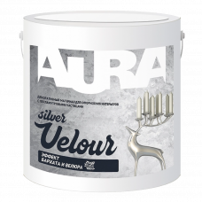 Покрытие декоративное эффект шелка Velour Silver 1кг