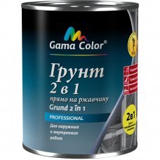 Грунт 2в1 антикоррозионный серый 35кг