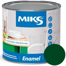 Эмаль алкидная Miks Color Темно-зеленый 0.8кг