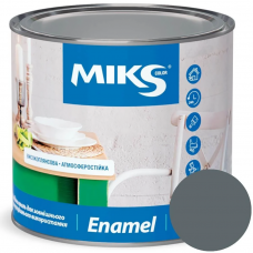 Эмаль алкидная Miks Color Темно-серый 0.8кг 