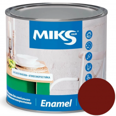 Эмаль алкидная Miks Color Красно-коричневый 2.3кг