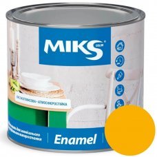 Эмаль алкидная Miks Color Ярко-желтый 2.3кг