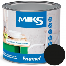 Эмаль алкидная Miks Color Черный 2.3кг