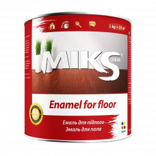 Эмаль для пола серый 2.8кг Miks