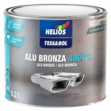 Эмаль термостойкая Helios черный +350°C 0.2л