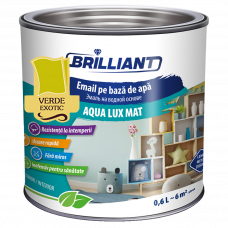 Эмаль акриловая матовая Aqua Lux Mat экзотический зеленый 0.6л