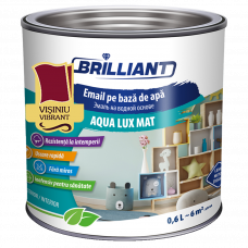 Эмаль акриловая матовая Aqua Lux Mat вибрирующий вишневый 0.6л