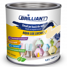 Эмаль акриловая глянцевая Aqua Lux Lucios крем диафан 0.6л