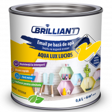 Эмаль акриловая глянцевая Aqua Lux Lucios желтый импульсный 0.6л 