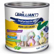 Эмаль акриловая глянцевая Aqua Lux Lucios зеленый органик 0.6л