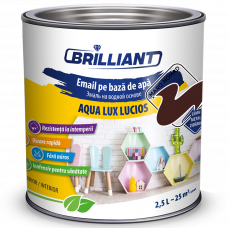 Эмаль акриловая глянцевая Aqua Lux Lucios коричневый номад 2.5л