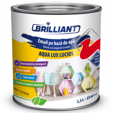 Эмаль акриловая глянцевая Aqua Lux Lucios красный спирит 2.5л