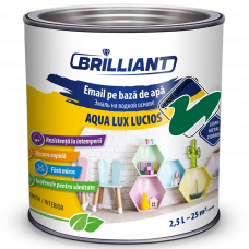 Эмаль акриловая глянцевая Aqua Lux Lucios зеленый органик 2.5л