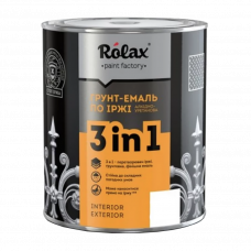 Грунт-Эмаль 3в1 Rolax графит 2л