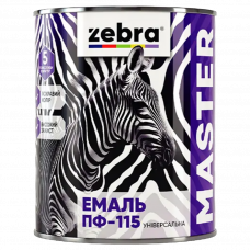 Эмаль алкидная Zebra Master светло-синий 0.8кг
