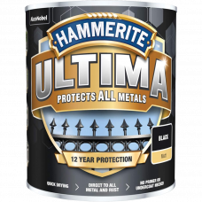 Эмаль акриловая Hammerite Ultima Matt черный 2.2л