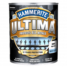 Эмаль акриловая Hammerite Ultima Smooth белый 0.7л