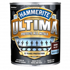 Эмаль акриловая Hammerite Ultima Smooth коричневый 0.7л