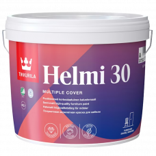 Эмаль акриловая для мебели Helmi-30 Полуматовый BC 2.7л