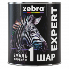 Эмаль алкидная Zebra Expert шоколадный 0.7л