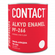 Эмаль для пола Contact PF-266 красно-коричневый 0.9кг