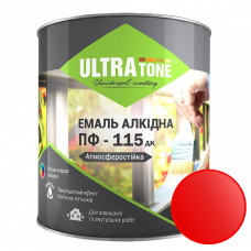 Эмаль алкидная Ultra Tone красный 0.9кг