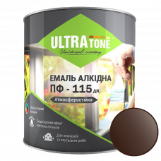 Эмаль алкидная Ultra Tone шоколадный 2.8кг