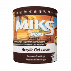 Пропитка для древесины Miks Color Gel-lazur белый 2.5л