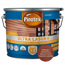 Лак акриловый Pinotex Ultra Lasur+ Махагон 10л