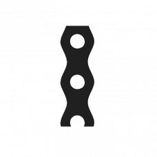 Лента перфорированная 12x0.7мм 3м Domax TM11/3 черный