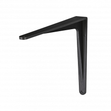 Кронштейн полки 115x140мм Herakles черный