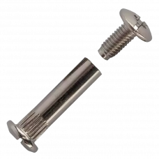 Surub de cuplare pentru mobila М6/8x30-М6x15mm nichelat