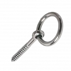 Кольцо с саморезом 8мм для дерева 
