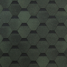 Гибкая черепица Shinglas Optima зеленый 317x1000мм