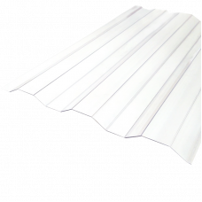 Поликарбонат профилированный 2.5х1.08м прозрачный