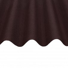 Шифер битумный 855х2000мм Onduline Base 9 коричневый