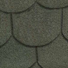 Гибкая черепица Villas Biber зеленый