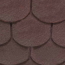 Гибкая черепица Villas Biber коричневый