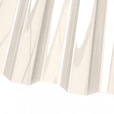 Поликарбонат профилированный 1.06x2.5м светло-бронзовый УФ Docke