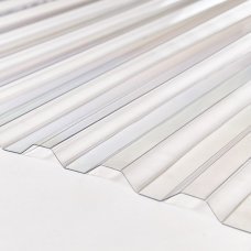 Поликарбонат профилированный 1.06x2м бесцветный УФ Docke