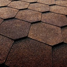 Гибкая черепица Icopal SBS Hexagon коричневый микс CM6