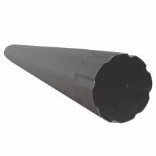 Труба водосточная 90x1000мм серый 7011