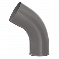 Колено сливное 90мм серый 7011